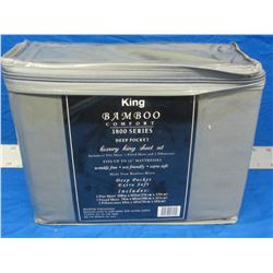 New King size sheet set 4 pc.