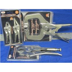 New set of 4 vise grips