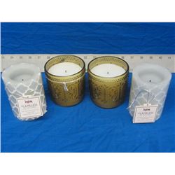 New lot of 4 flameless candels