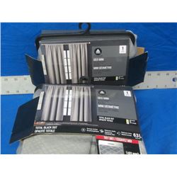 New pocket panel blinds total blackout