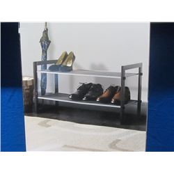 New 2 tier mesh shoe rack