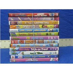 13 dvd Kids movies and shows