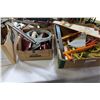 Image 1 : BOX OF SAW HORSE BRACKETS AND BOX OF SAWS
