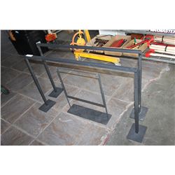 THREE RETAIL DISPLAY RACKS