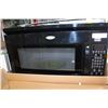 Image 1 : BLACK WHIRLPOOL OVER RANGE COMBO MICROWAVE AND FAN