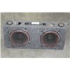 Image 1 : SUBWOOFER BOX WITH PYRAMID SUBS