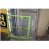 Image 1 : TWO VINTAGE FRAMED WINDOWS