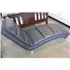 Image 2 : MODERN BLACK LEATHER LOUNGER
