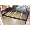 Image 3 : HOME ELEGANCE MODERN DARK FINISH DOUBLE SIZE BEDFRAME RETAIL $799