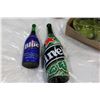 Image 3 : POTTERY PLATTERS ETCHED GLASS AND COLLECTIBLE BOTTLES
