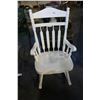 Image 1 : WHITE PAINTED ROCKING CHAIR