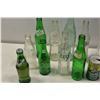 Image 2 : VINTAGE COKE AND SPRITE BOTTLES IN PEPSI TIN