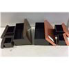 Image 1 : TWO 3 PIECE LAQUER BOX SETS