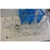 Image 1 : LOT OF CRYSTAL DECANTERS AND GLASSES AND DISHES