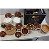 Image 1 : CRATE OF FRENCH ONION SOUP BOWLS AND BAKEWARE