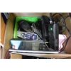 Image 1 : LARGE BOX OF ELECTRONICS AND CAMERAS