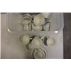 Image 2 : SMALL TOTE OF PORCELAIN COFFEE MUGS AND SAUCERS