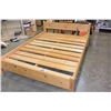 Image 2 : PINE QUEENSIZE BEDFRAME