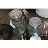 Image 2 : TWO GLASS ATLAS CANNING JARS