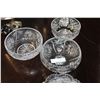 Image 2 : FOUR HEAVY CRYSTAL SERVING BOWLS