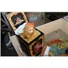 Image 3 : CIGARETTE AD TRAY AND WIZARD OF OZ JACK IN THE BOX