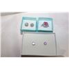 Image 1 : TWO PAIR OF EARRINGS AND RING