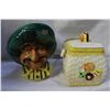 Image 1 : ROYAL COPLEY HEADVASE AND COOKIE JAR