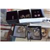 Image 1 : LOT OF ESTATE EARRINGS AND RING