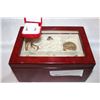 Image 1 : JEWELLRY BOX WITH CONTENTS AND STAMPED 925 EARRINGS