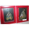 Image 1 : TWO HAND PAINTED LEAFS