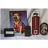 Image 1 : LOT OF FIVE TIN SIGNS