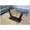 Image 1 : NEW HOME ELEGANCE MODERN GLASSTOP DINING TABLE RETAIL $999
