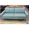 Image 1 : FLOOR MODEL CHENILLE MODERN TUFTED SOFA AND LOVESEAT HOME ELEGANCE REMOVABLE BACK CUSHIONS RETAIL $1