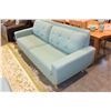Image 3 : FLOOR MODEL CHENILLE MODERN TUFTED SOFA AND LOVESEAT HOME ELEGANCE REMOVABLE BACK CUSHIONS RETAIL $1