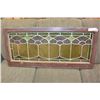 Image 1 : LEADED GLASS WINDOW