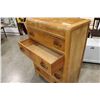 Image 3 : WALNUT WATERFALL HIGHBOY DRESSER