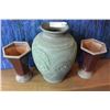 Image 1 : THREE POTTERY VASES