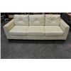 Image 1 : WHITE LEATHER SOFA