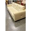Image 2 : WHITE LEATHER SOFA