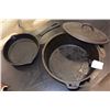 Image 1 : CAST IRON FRY PAN AND POT