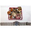 Image 1 : MENS PRECIOUS STONE CUFFLINKS LADIES RING AND WATCH