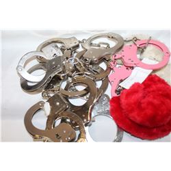 LOT OF HAND CUFFS