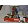 Image 2 : PARROT LAMP AND AROMA ROCKS AND VINTAGE MEDICINE CONTAINERS