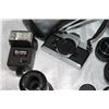 Image 2 : CANON FTB CAMERA WITH LENSES AND ACCESSORIES IN BAG