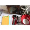 Image 3 : LARGE BOX OF COOKING SUPPLIES POTS AND PANS