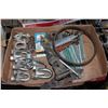 Image 2 : TWO TRAYS OF HINGES AND SHOP SUPPLIES