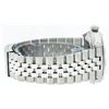 Image 2 : Rolex Mens 36mm Stainless Steel Dark Rhodium Diamond Datejust Wristwatch