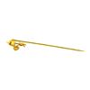 Image 2 : Grape Leaf Stick Pin - 10KT Yellow Gold
