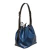 Image 3 : Louis Vuitton Blue Black Epi Leather Noe PM Drawstring Shoulder Bag