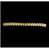 Image 1 : 1.00 ctw Diamond Tennis Bracelet - 14KT Yellow Gold